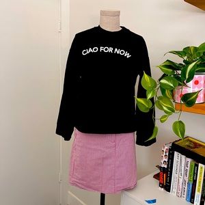 Madewell Sweatshirt “Ciao For Now” Size XS